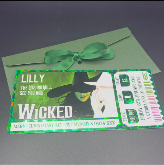 Personalised Theatre/Show Ticket with Picture