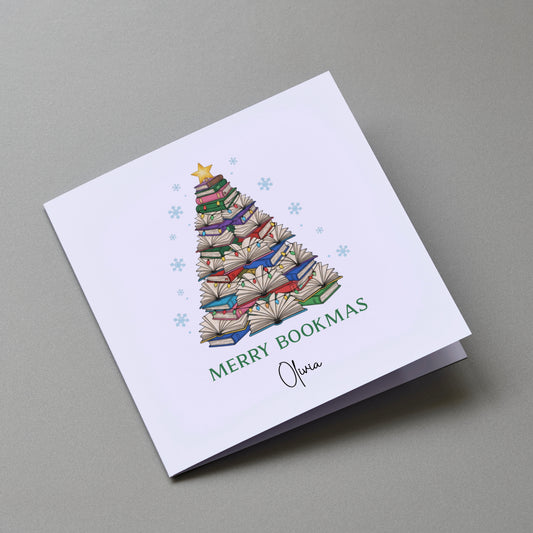 Book-mas - Personalised Christmas Greeting Card