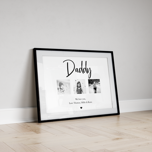 Father Three Photo Print