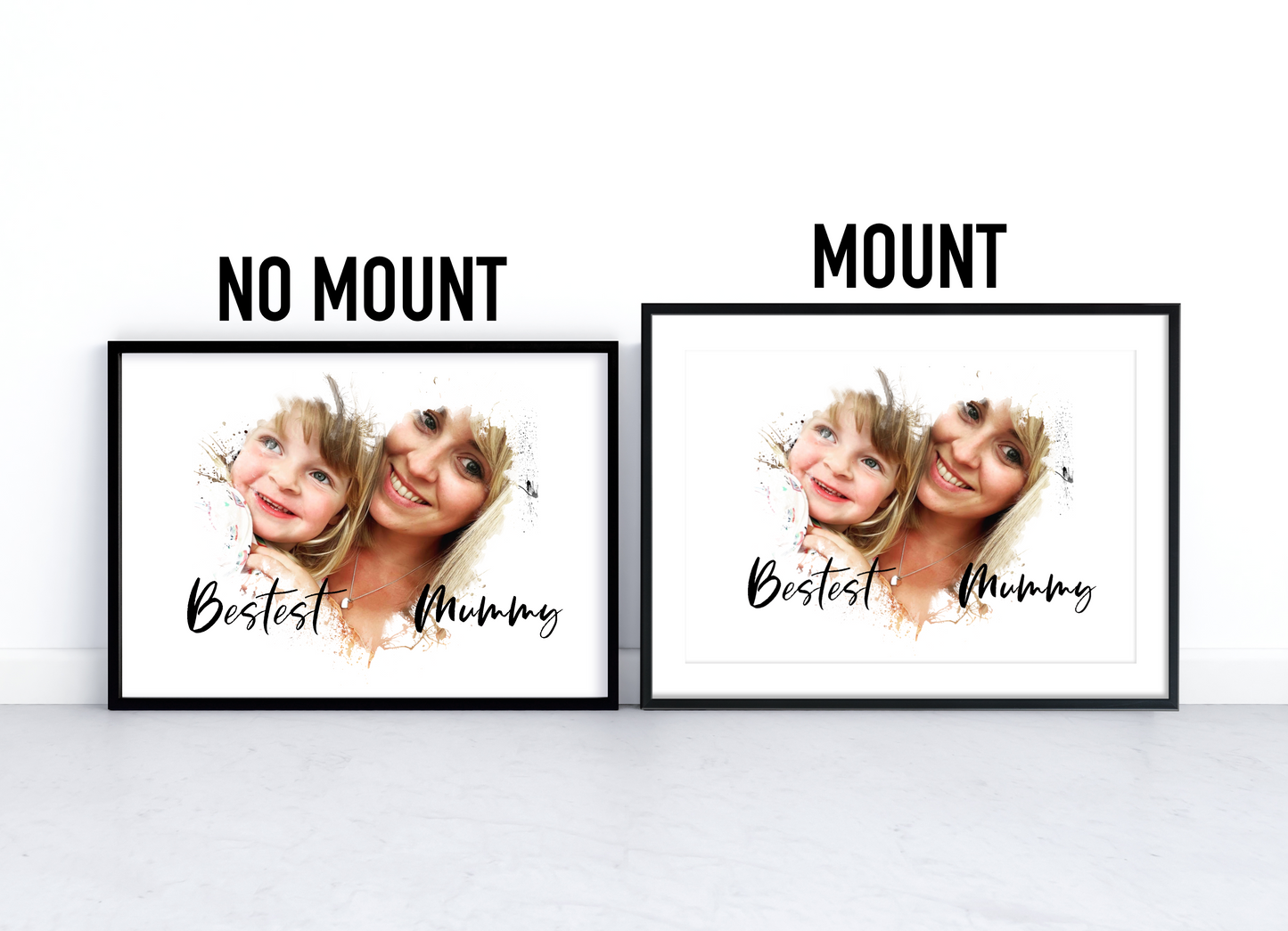 Mum Heart Photo Print