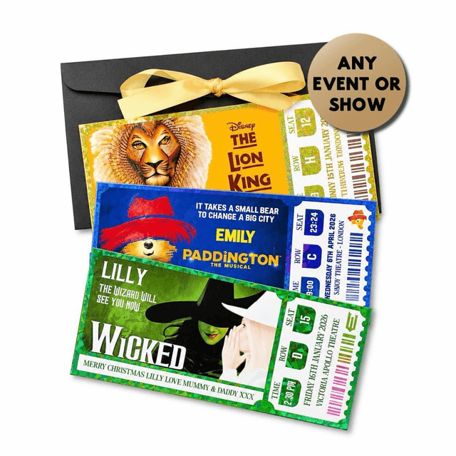 Personalised Theatre/Show Ticket with Picture