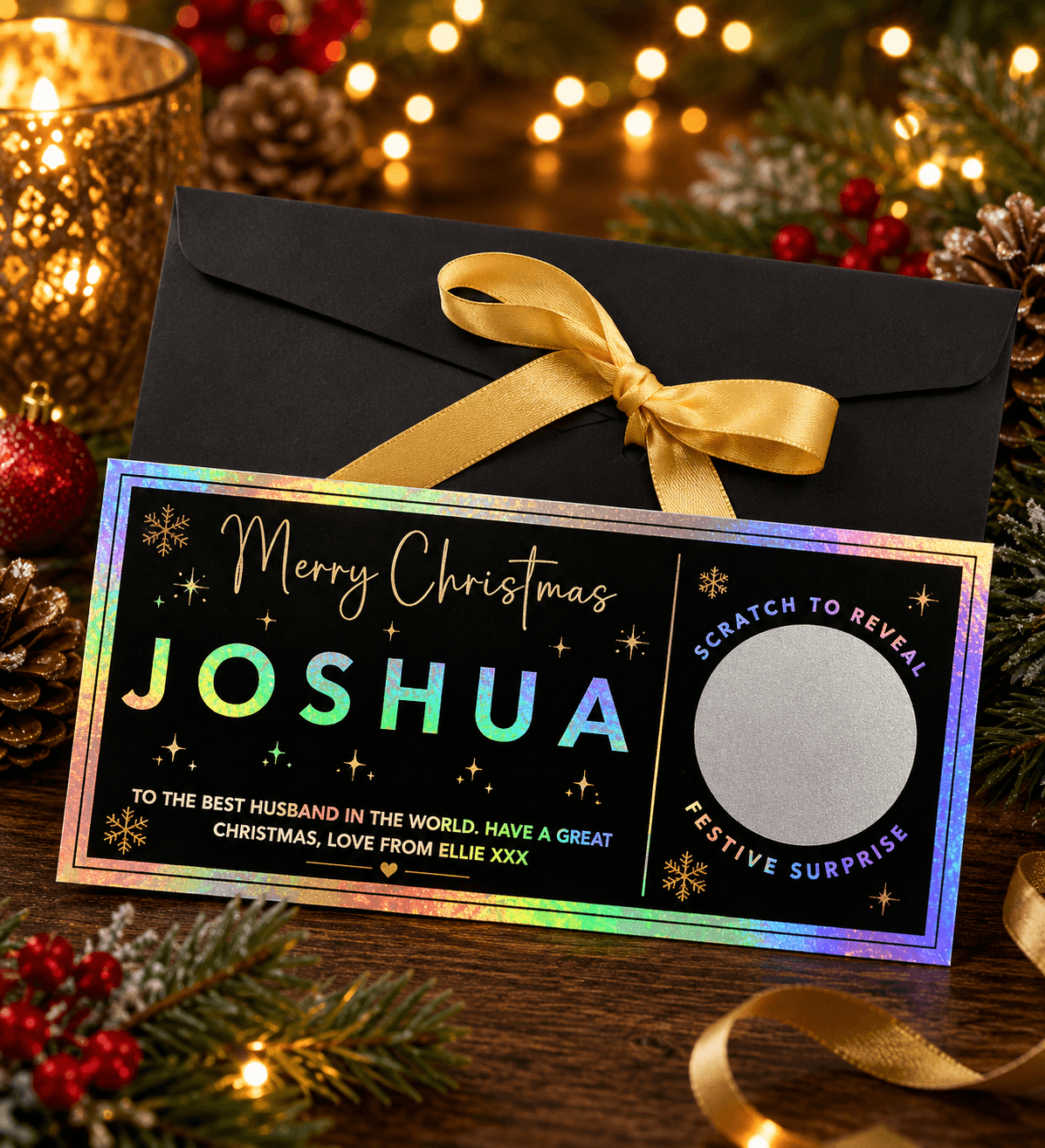Personalised Christmas Reveal Tickets: Ideas for a Big Surprise