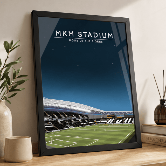 MKM Stadium Hull City Football Print – Day or Night Design