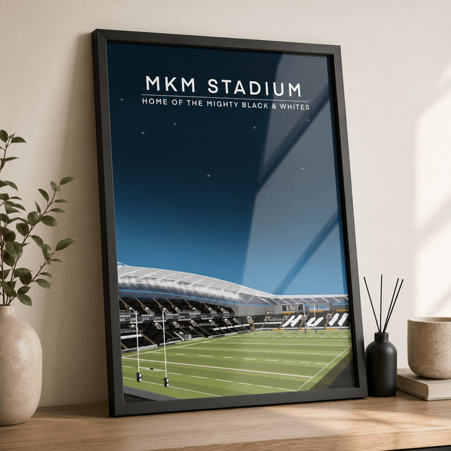MKM Stadium Hull FC Rugby Print – Day or Night Design