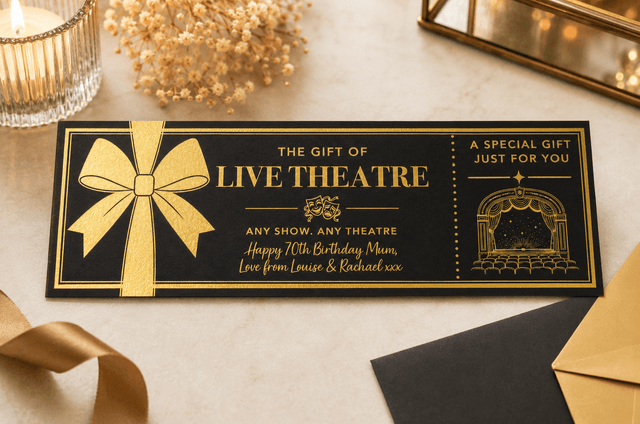 Personalised Theatre Gift Ticket