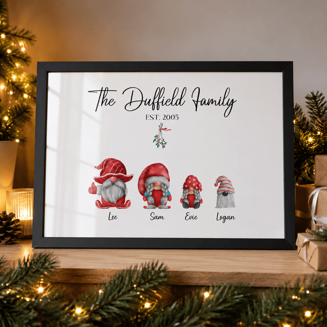 Christmas Gonk Print