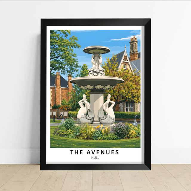 The Avenues Hull Print – East Yorkshire