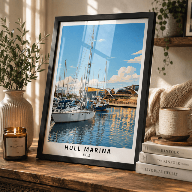 Hull Marina Print – Hull, East Yorkshire