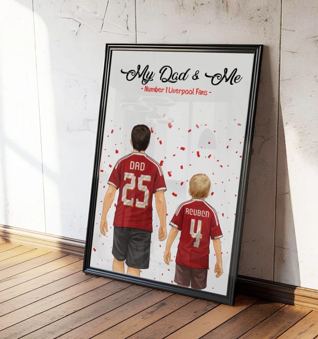 Age 7-9 - Sport/Football Gift for Dad - Dad and Child