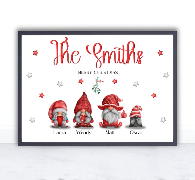 Christmas Gonk Print