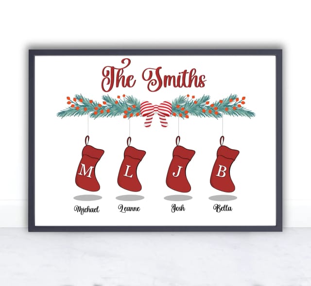 Christmas Stocking Print