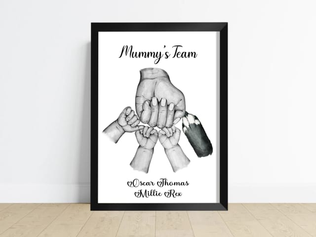 Mother’s Fist Bump Print