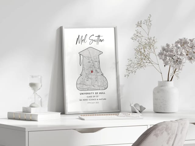 Personalised Graduation Print - She/Her Shape