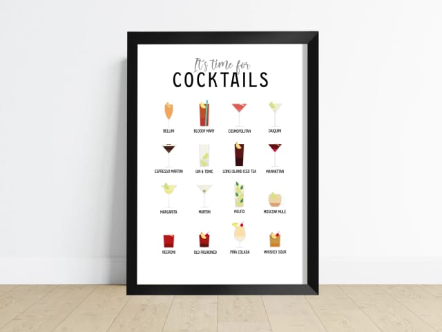Time for Cocktail Print