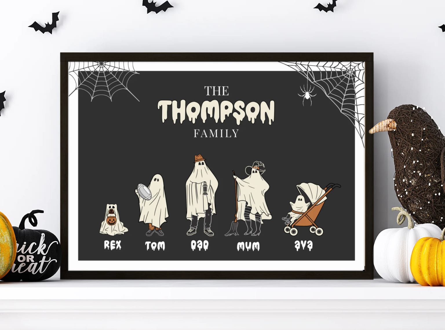 Personalised Halloween Prints: Two Designs Made in Hessle