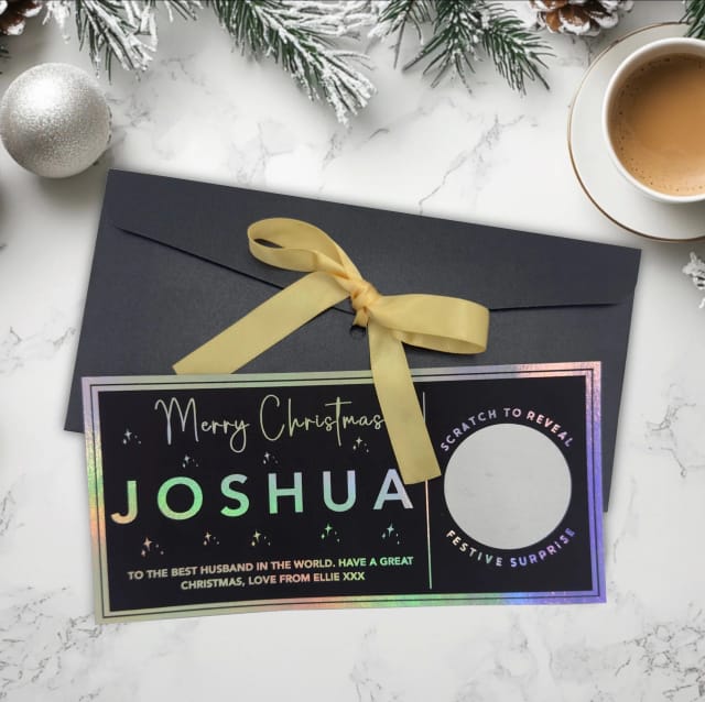 Christmas Scratch Reveal Ticket