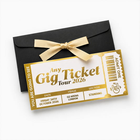 Personalised Gig/Concert Foiled Ticket
