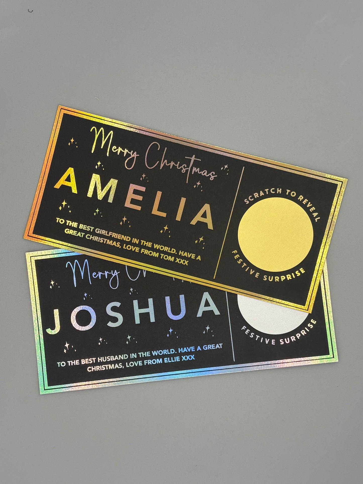 Christmas Scratch Reveal Ticket