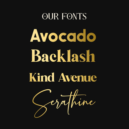 Personalised Foiled Song Lyric Print – Custom Quote Art