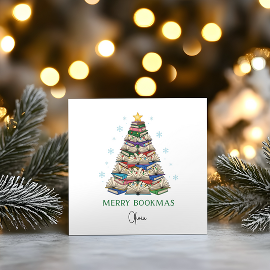 Book-mas - Personalised Christmas Greeting Card