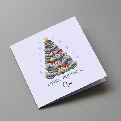 Book-mas - Personalised Christmas Greeting Card