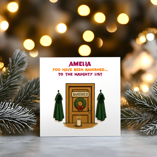 Traitors - Banished Christmas Greetings Card