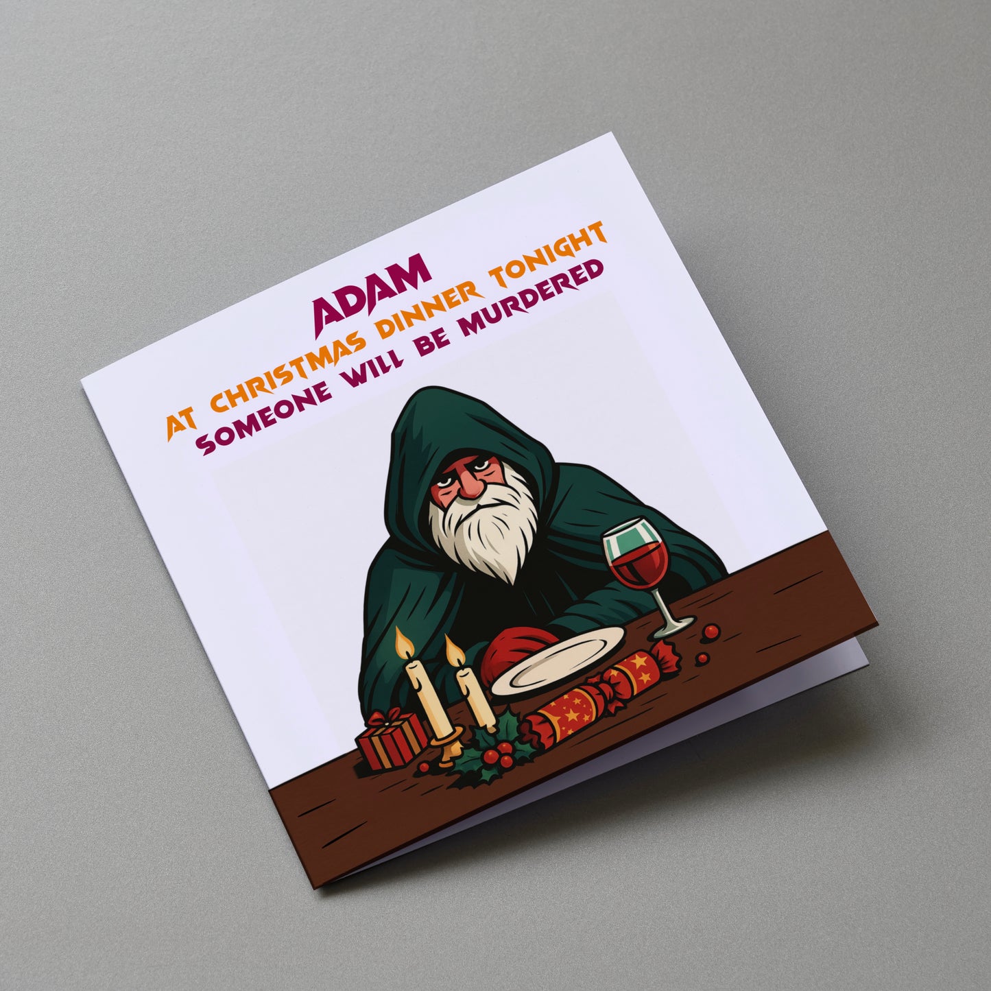 Traitors - Dinner Murder Christmas Greetings Card