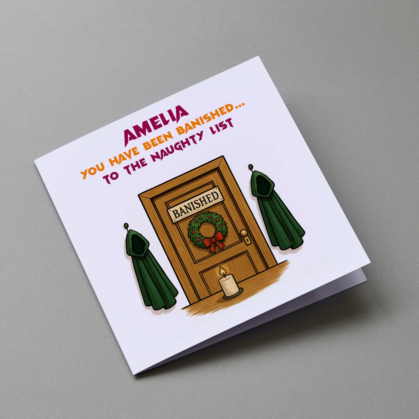 Traitors - Banished Christmas Greetings Card