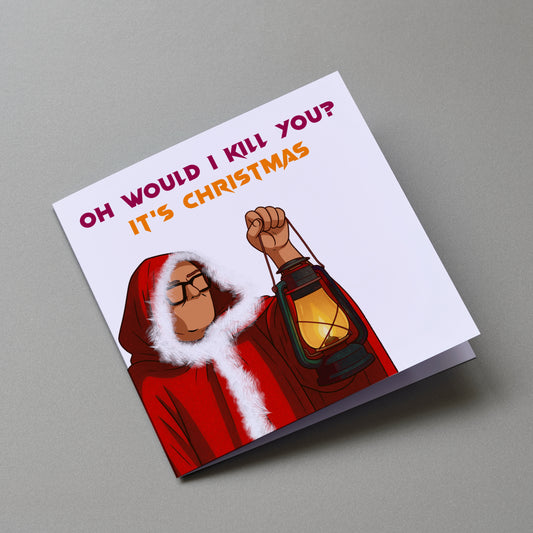 Traitors - Allan Carr Christmas Greetings Card