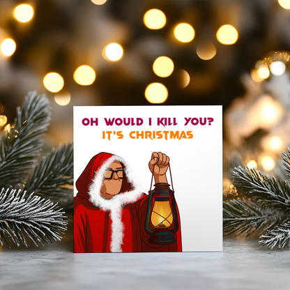 Traitors - Allan Carr Christmas Greetings Card