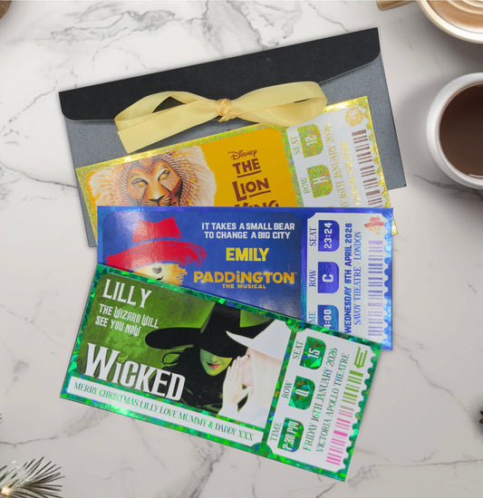 Personalised Theatre/Show Ticket with Picture