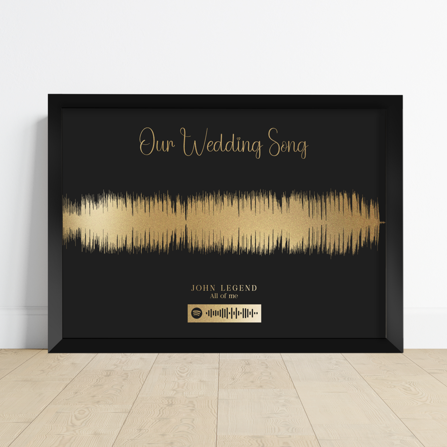 Music Soundwave Foil Print
