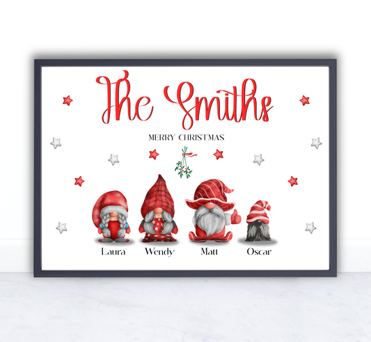 Christmas Gonk Print