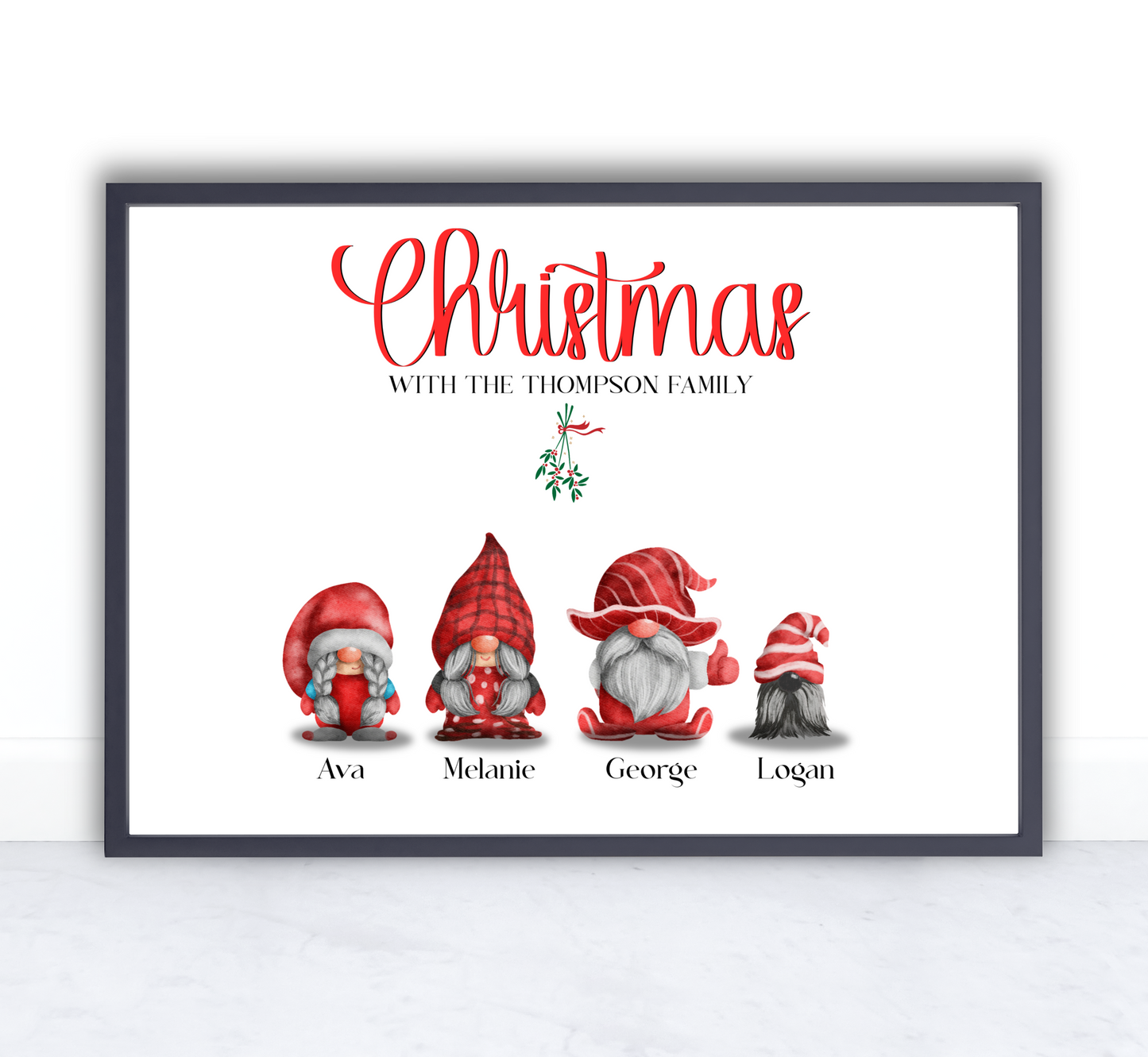 Christmas Gonk Print