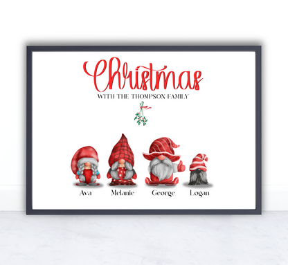 Christmas Gonk Print
