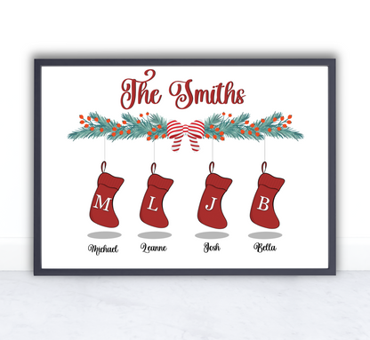 Christmas Stocking Print