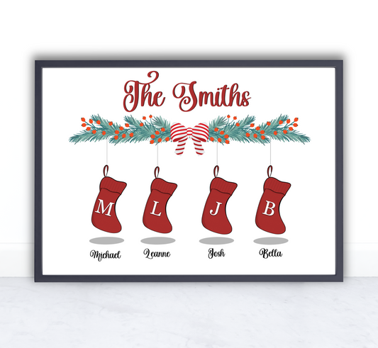 Christmas Stocking Print