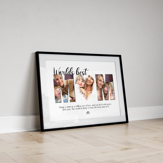 Worlds Best Mum Photo Print