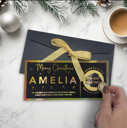 Christmas Scratch Reveal Ticket