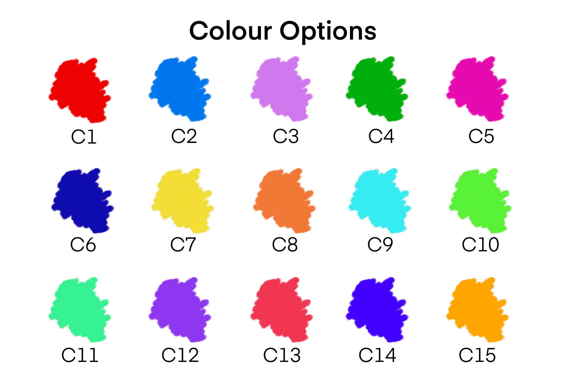 Options for personalised print customisation.