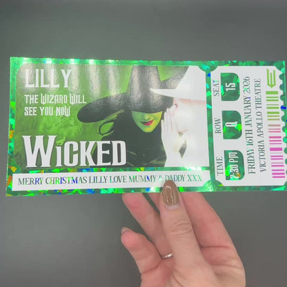 Personalised Theatre/Show Ticket with Picture